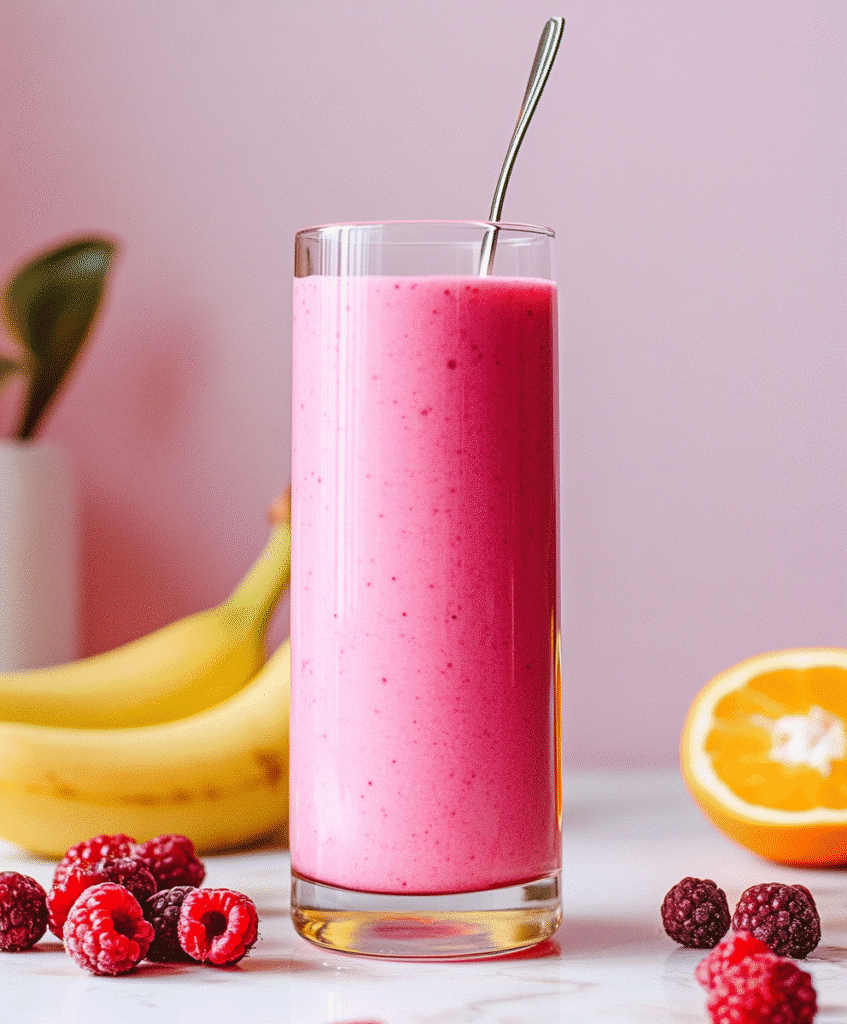 Smoothie Recipes Using Orange Juice: Refreshing & Healthy Drink Ideas 8 Blended orange juice smoothie with fruits