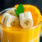 Orange Juice in Smoothie: A Refreshing Twist for Your Healthy Drinks 4 Orange Juice in Smoothie with banana and fresh orange slices