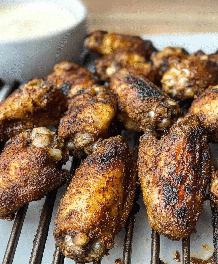 Grilled Cajun Wings on the BBQ
