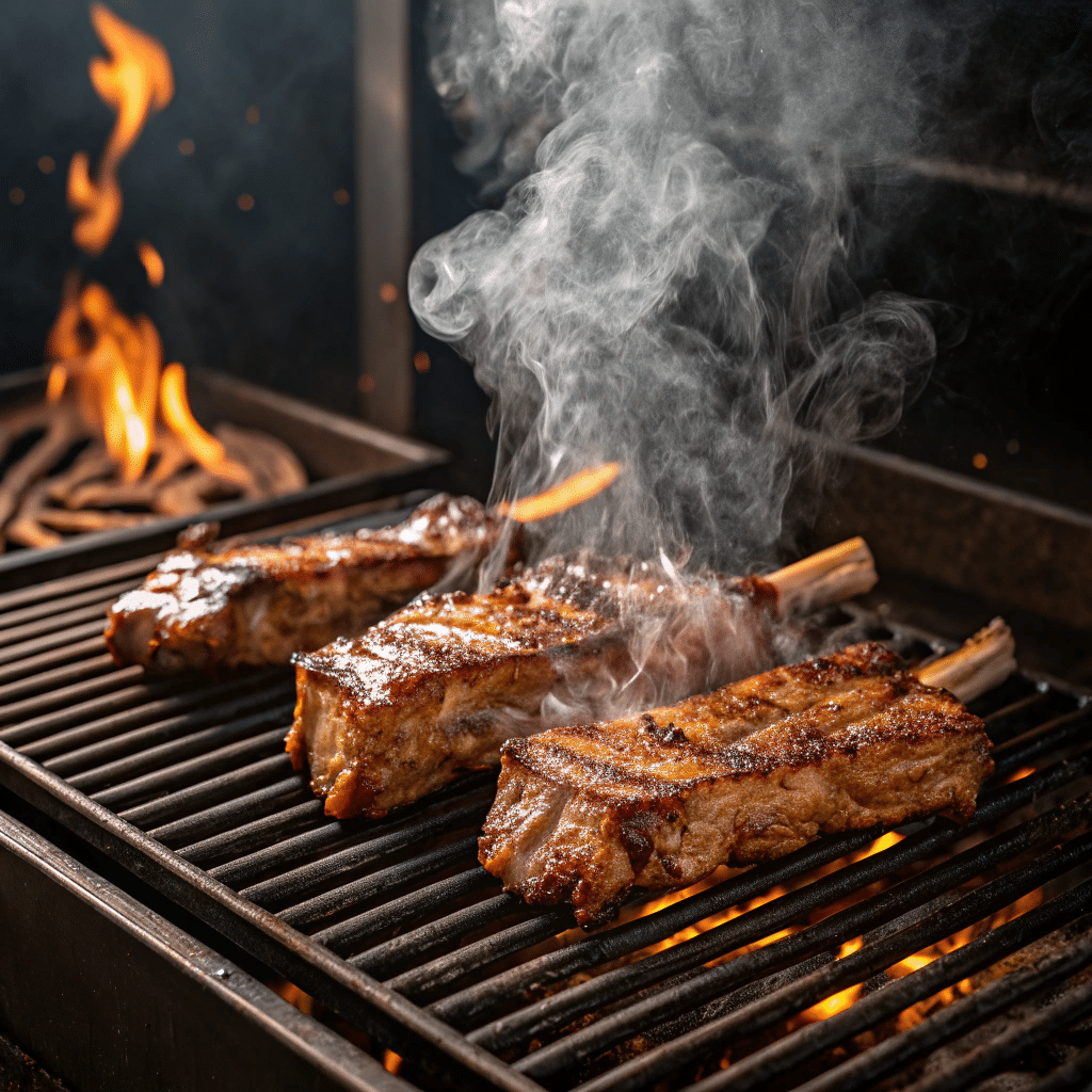 Grilled Beef Ribs: The Ultimate Guide to Making Them Perfect at Home 6 Searing beef ribs on high heat to create a golden-brown crust.