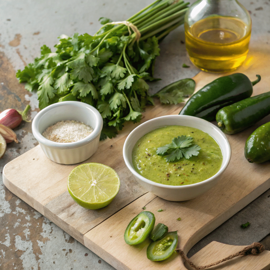 Mamacitas Green Sauce Recipe 2 Fresh Ingredients for Mamacita’s Green Sauce Recipe
