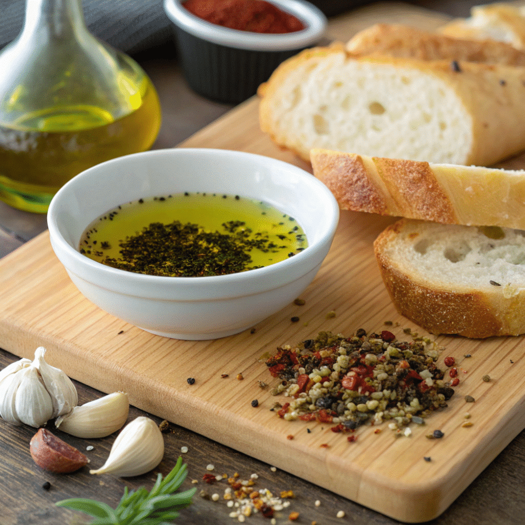 Carrabbas Bread Dipping Oil Recipe 2 Ingredients for Carrabbas Bread Dipping Oil Recipe garlic, and vinegar