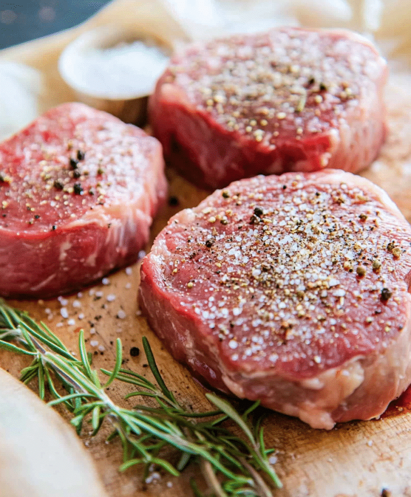 How Long to Grill Filet Mignon 2 Inches Thick (Perfect Every Time) 5 Filet mignon ingredients for grilling