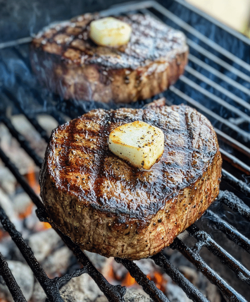 How Long to Grill Filet Mignon 2 Inches Thick (Perfect Every Time) 6 maty recipes httpss.mj .runAjU lTsBYZc A grilling scene showin bcab2486 ece0 4c60 9d9c 6f419d967266 3