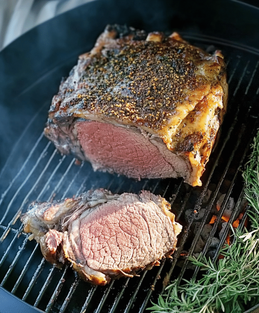 how to cook prime rib on the grill