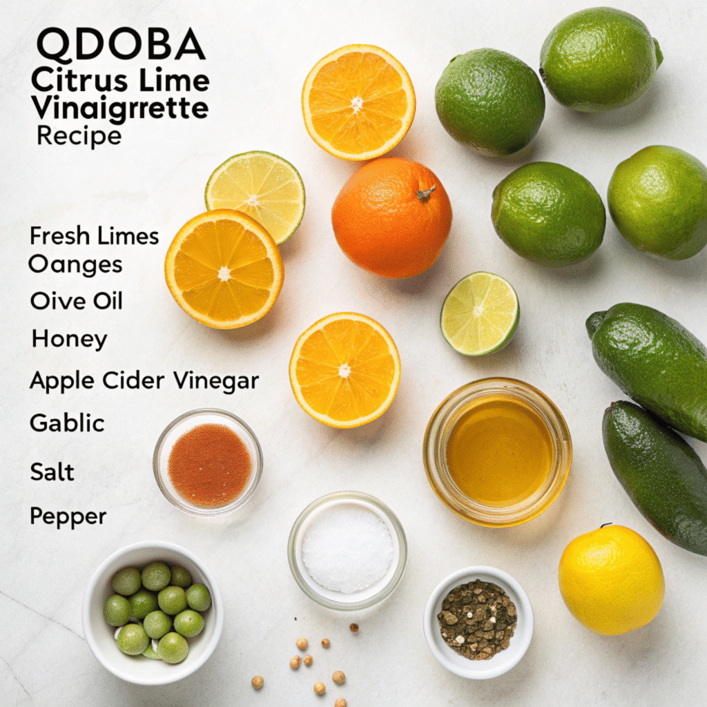 Qdoba Citrus Lime Vinaigrette Recipe 5 Ingredients for Qdoba Citrus Lime Vinaigrette Recipe