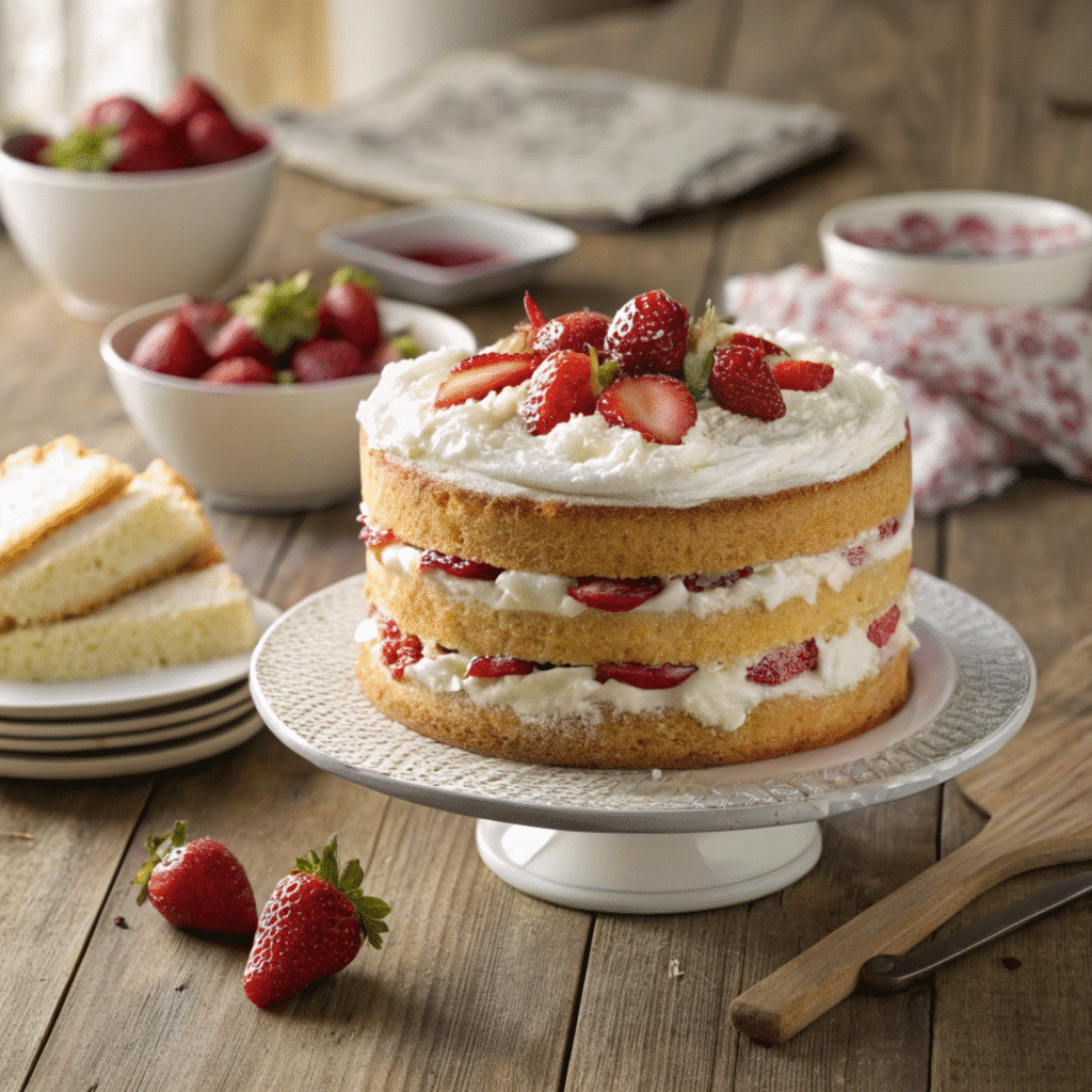 Olive Garden Strawberry Cream Cake Recipe: A Decadent Delight 2 olive garden strawberry cream cake recipe featured