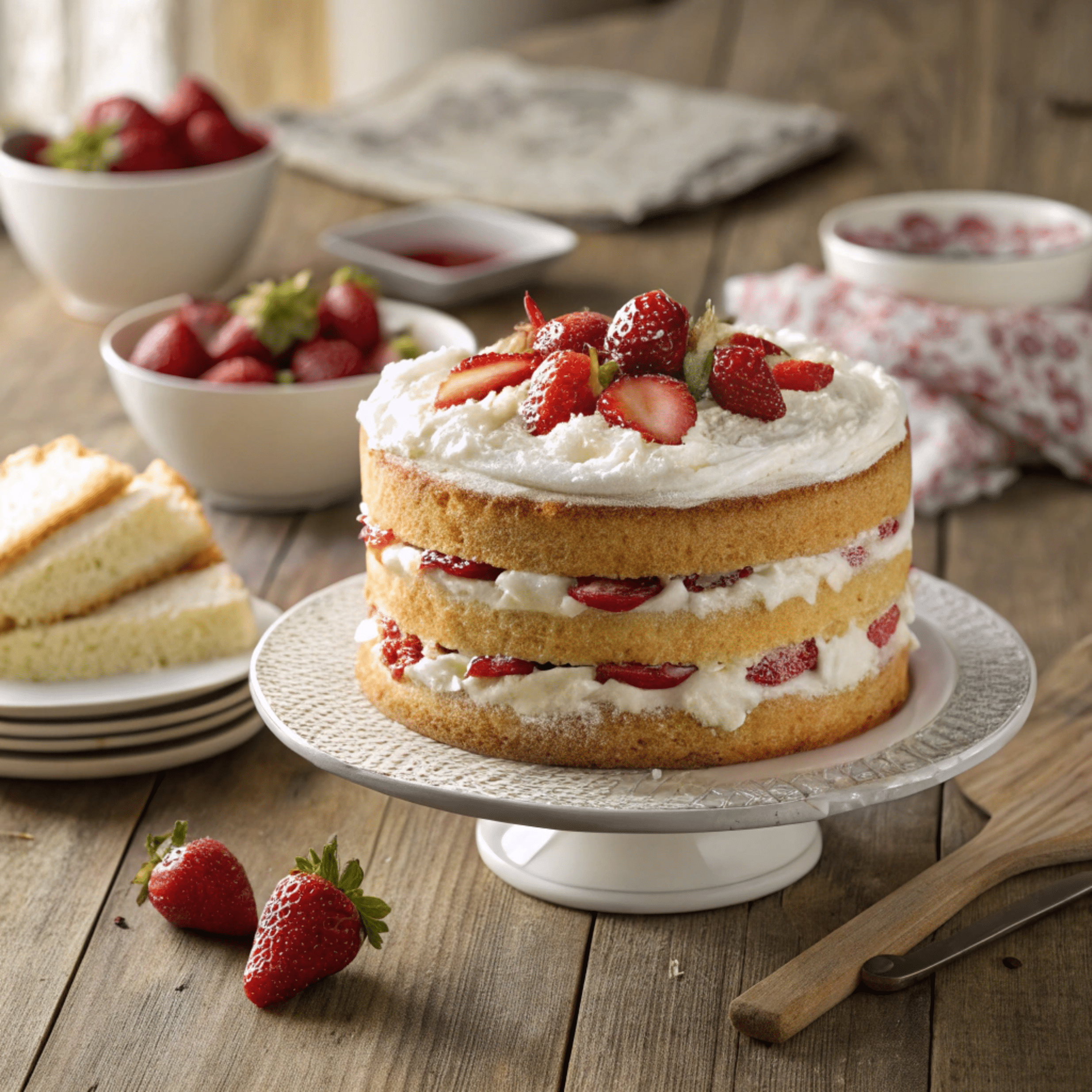 Olive Garden Strawberry Cream Cake Recipe: A Decadent Delight 1 olive garden strawberry cream cake recipe featured