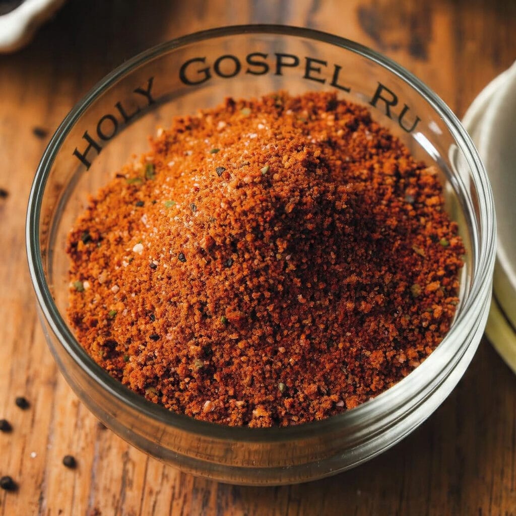 Holy Gospel Rub recipe homemade BBQ seasoning blend