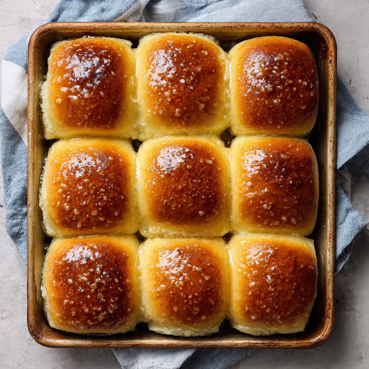 overhead_shot_of_golden_sliders_brushed_with overhead shot of golden sliders brushed with