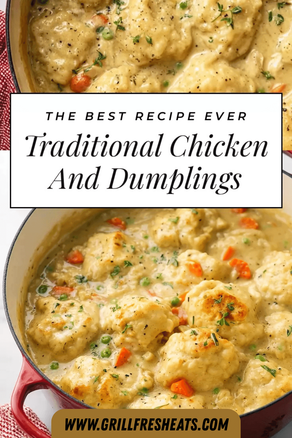 Homemade Chicken and Dumplings 3 www.grillfresheats.com