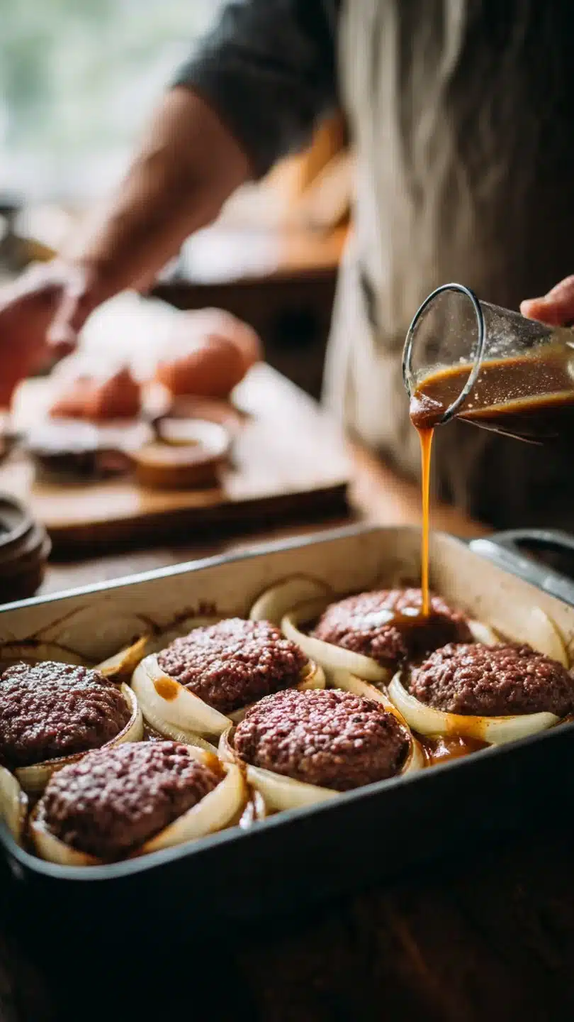 Amish Hamburger Steak Bake