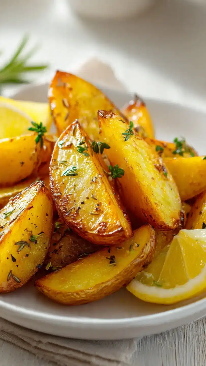 Authentic Greek Lemon Garlic Roasted Potatoes 1 Authentic Greek Lemon Garlic Roasted Potatoes