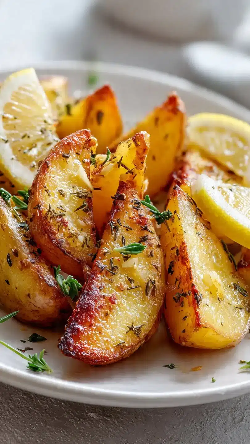 Authentic Greek Potatoes: Crispy Lemon Perfection!