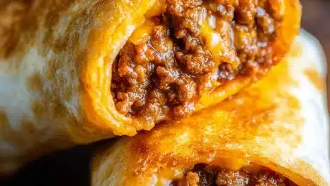 Beef and Cheese Chimichangas