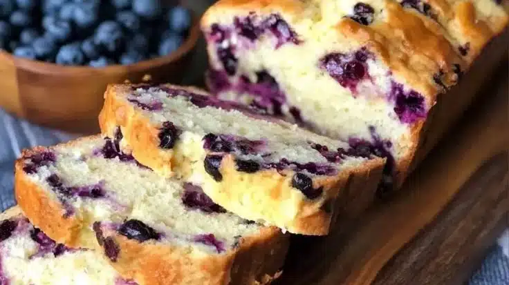 Blueberry Cream Cheese Bread