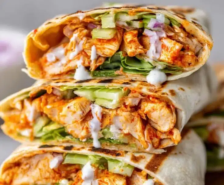 Buffalo Chicken Wraps