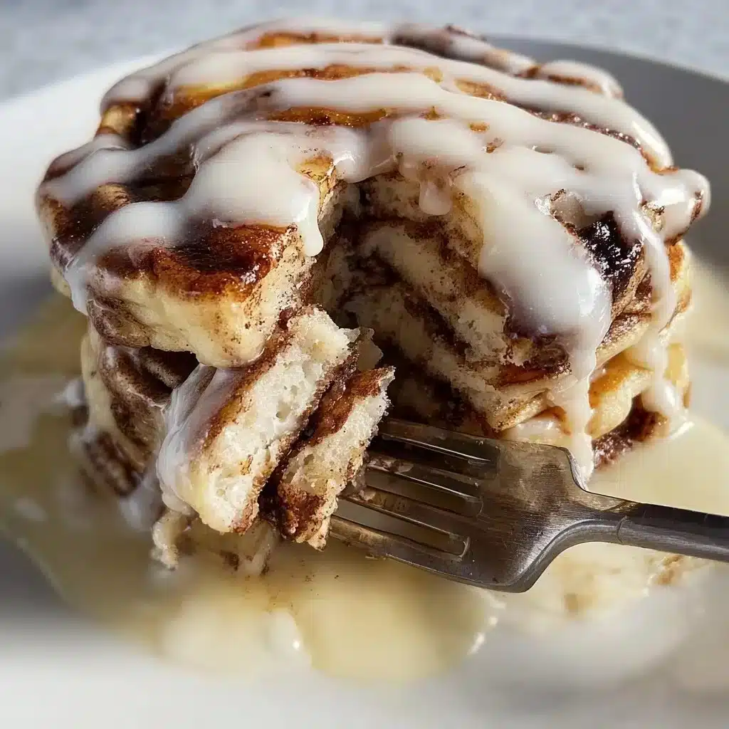 Cinnamon Roll Pancakes Recipe