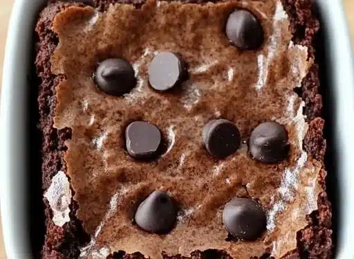 Cottage Cheese Microwave Brownie