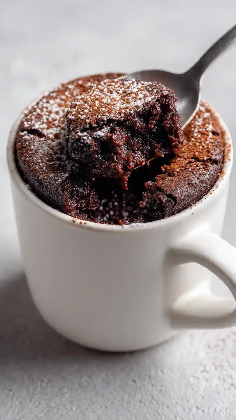 Cottage Cheese Microwave Brownie