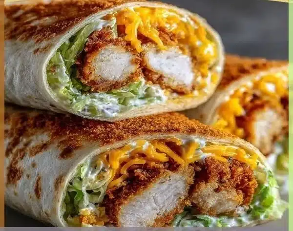 Crispy Chicken Ranch Snack Wrap