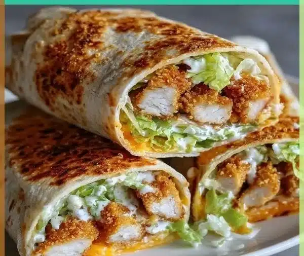 Crispy Chicken Ranch Snack Wrap