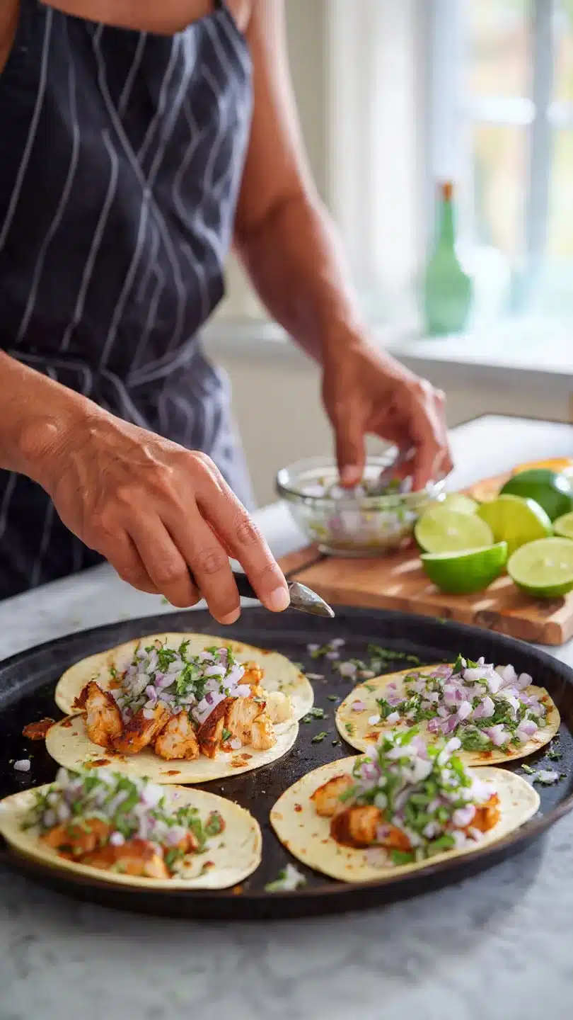 Crispy Poblano Chicken Tacos 1 Crispy Poblano Chicken Tacos