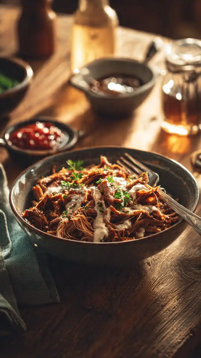 Crockpot Pulled Pork Bowls 2 Crockpot Pulled Pork Bowls