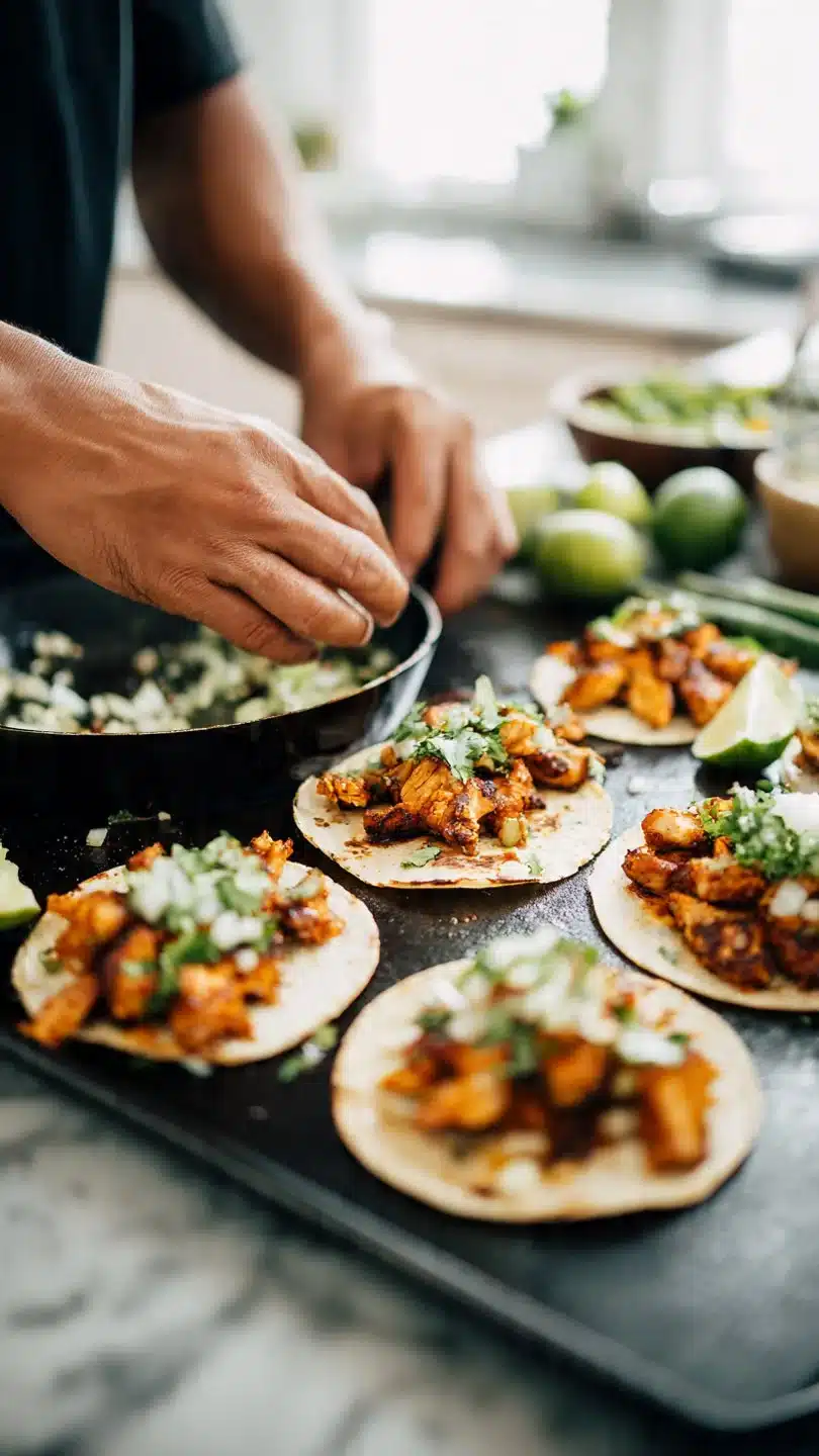 Easy Chicken Street Tacos