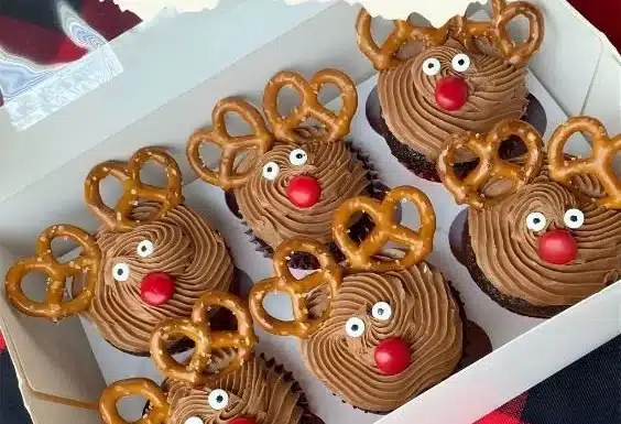 Easy Reindeer Cupcakes Recipe