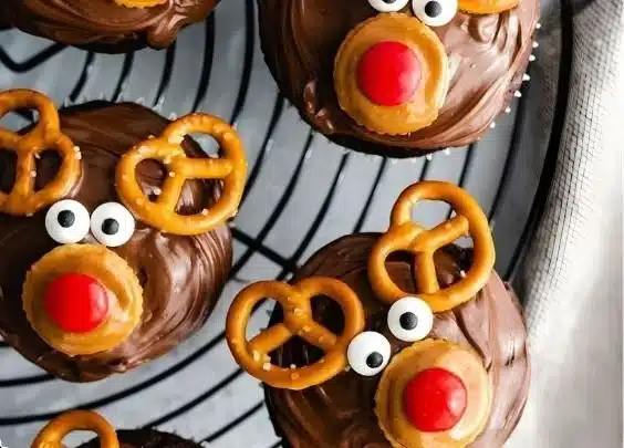 Easy Reindeer Cupcakes Recipe