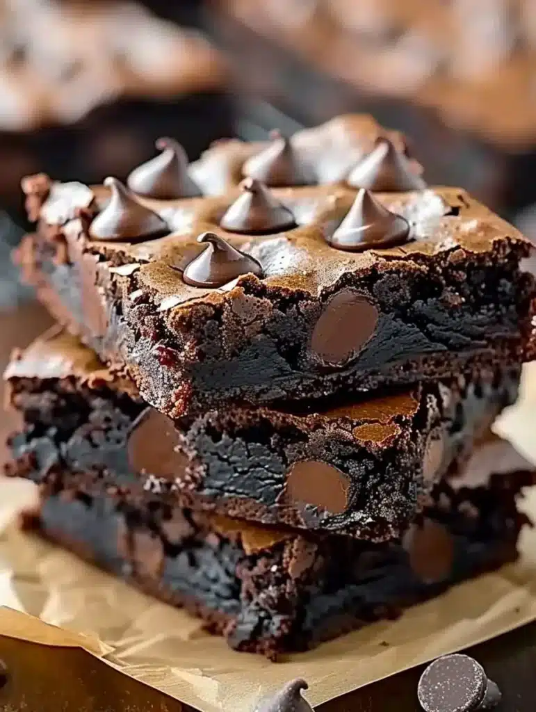 Delicious cottage cheese protein brownies on a plate