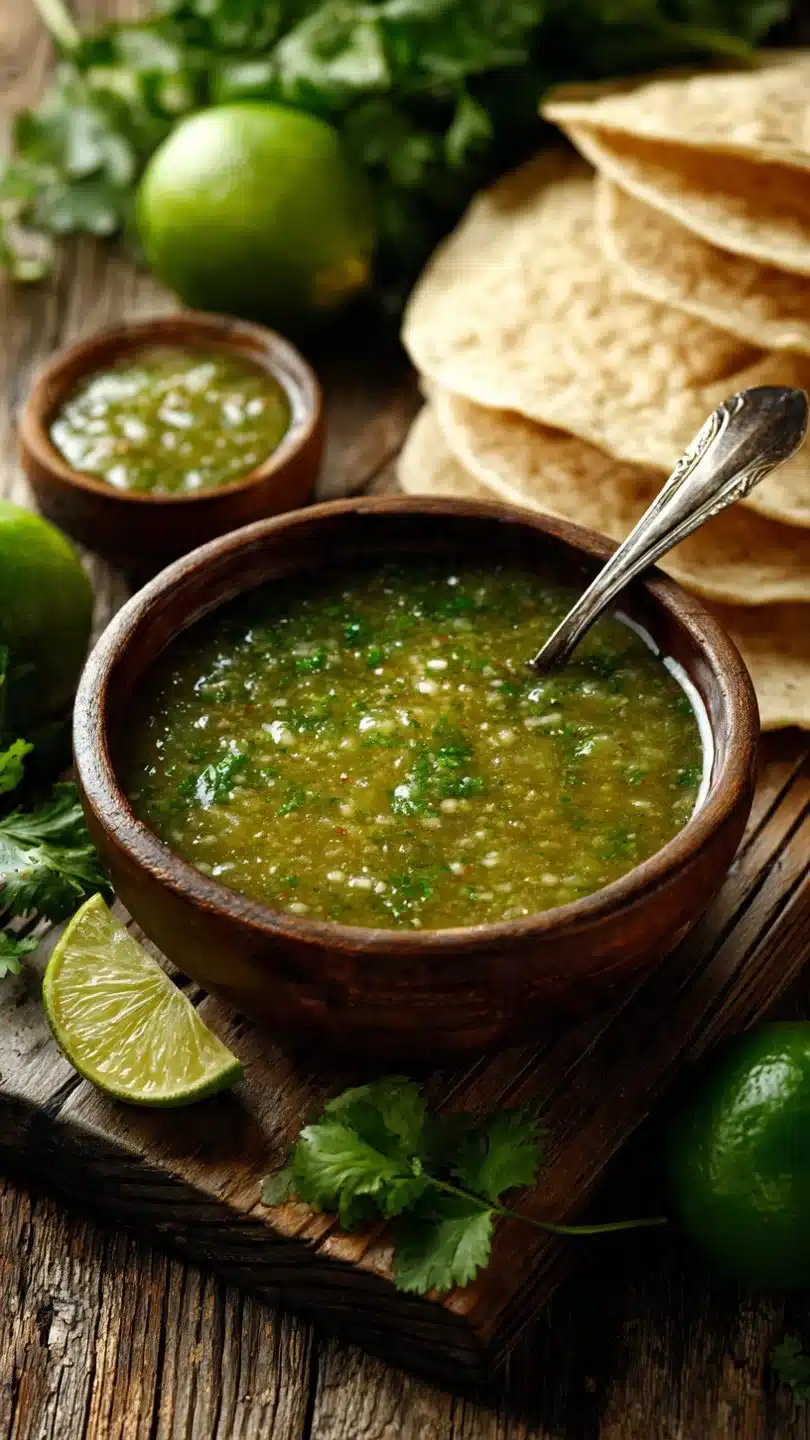 Green Sauce Bright Tomatillo Salsa Verde