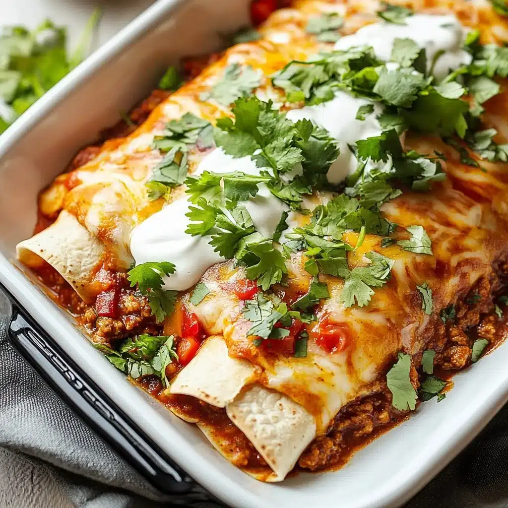 Ground Beef Enchiladas