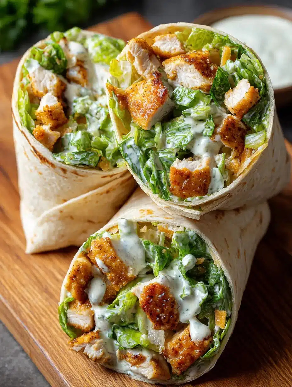 High Protein Chicken Wraps