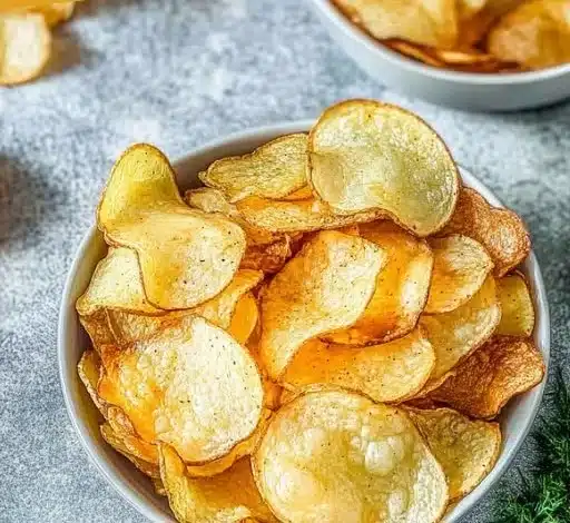 Homemade Air Fryer Potato Chips 1 Homemade Air Fryer Potato Chips