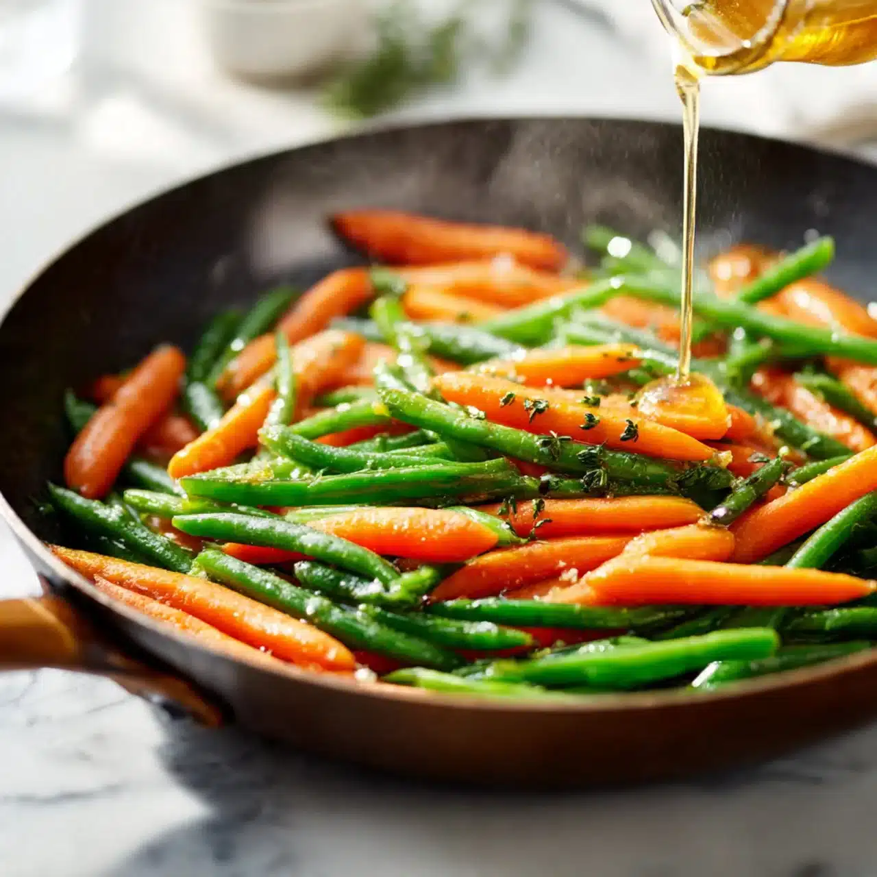 Honey Glazed Carrots & Green Beans