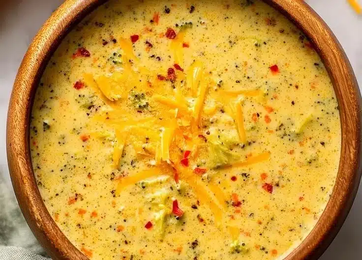 Instant Pot Broccoli Cheddar Soup 2 Instant Pot Broccoli Cheddar Soup