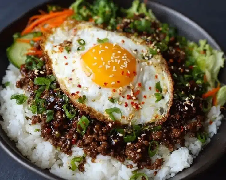 Korean Ground Beef Bowl