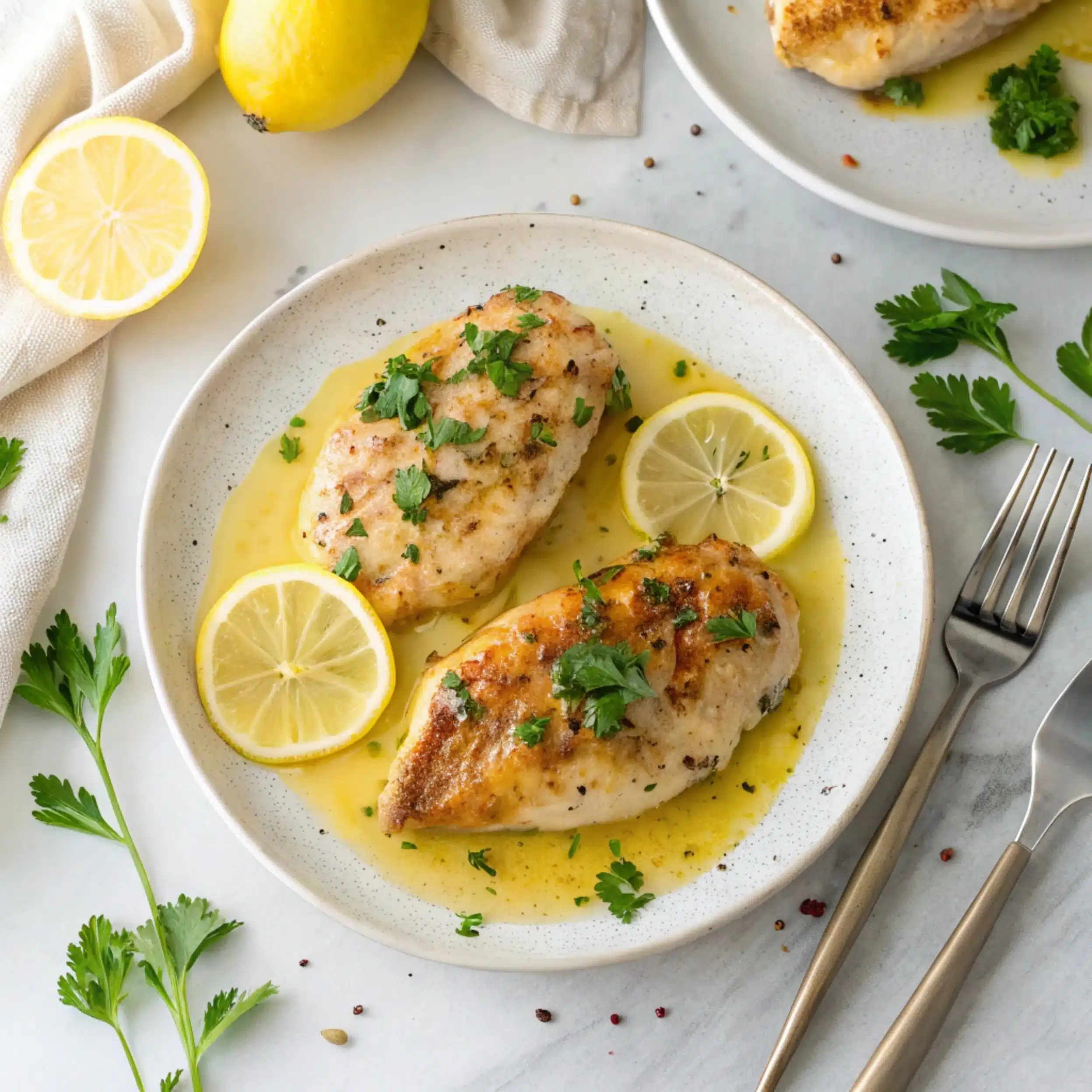 Lemon Chicken with BEST Lemon Butter Sauce 2 Lemon Chicken with BEST Lemon Butter Sauce