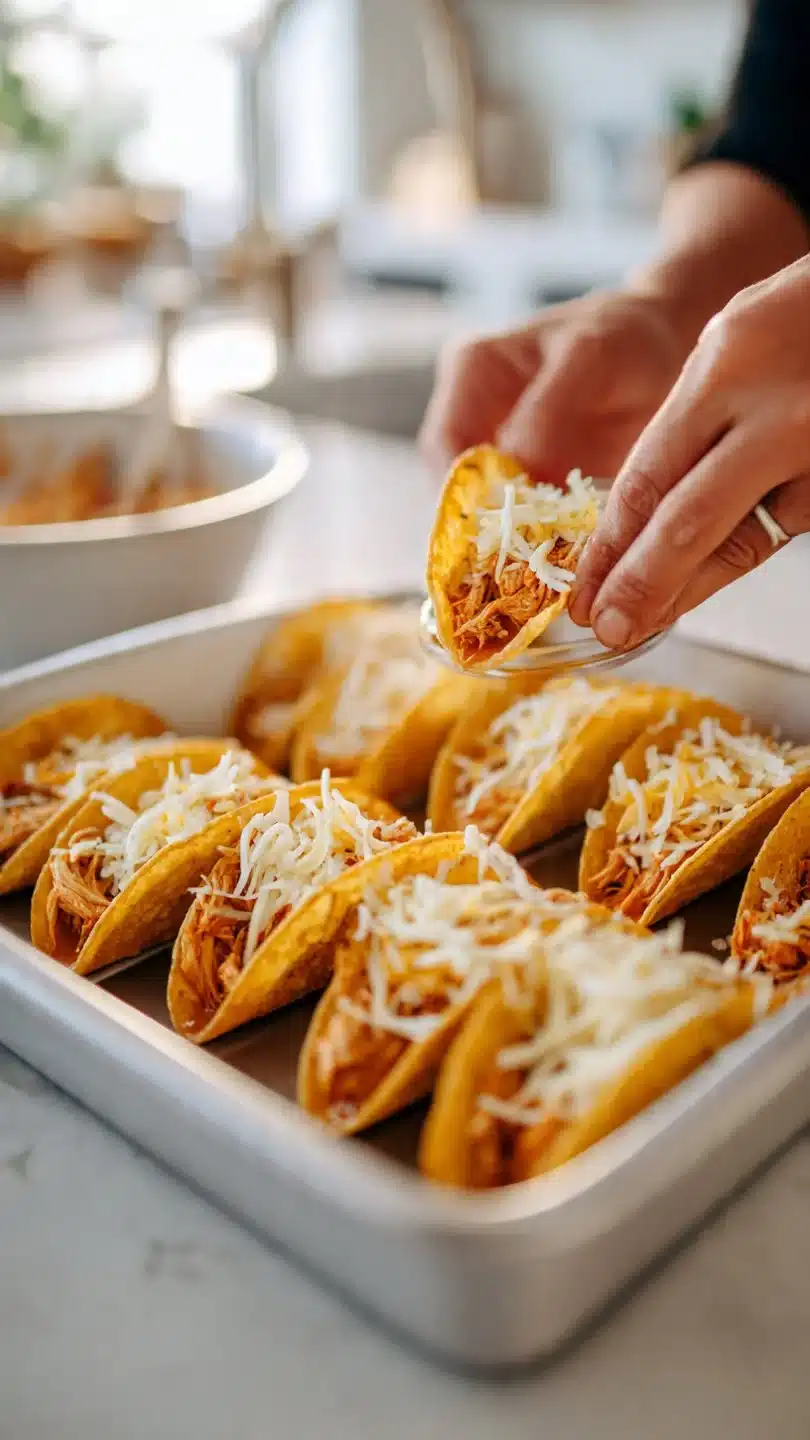 Mini Baked Chicken Tacos