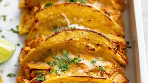 Mini Baked Chicken Tacos