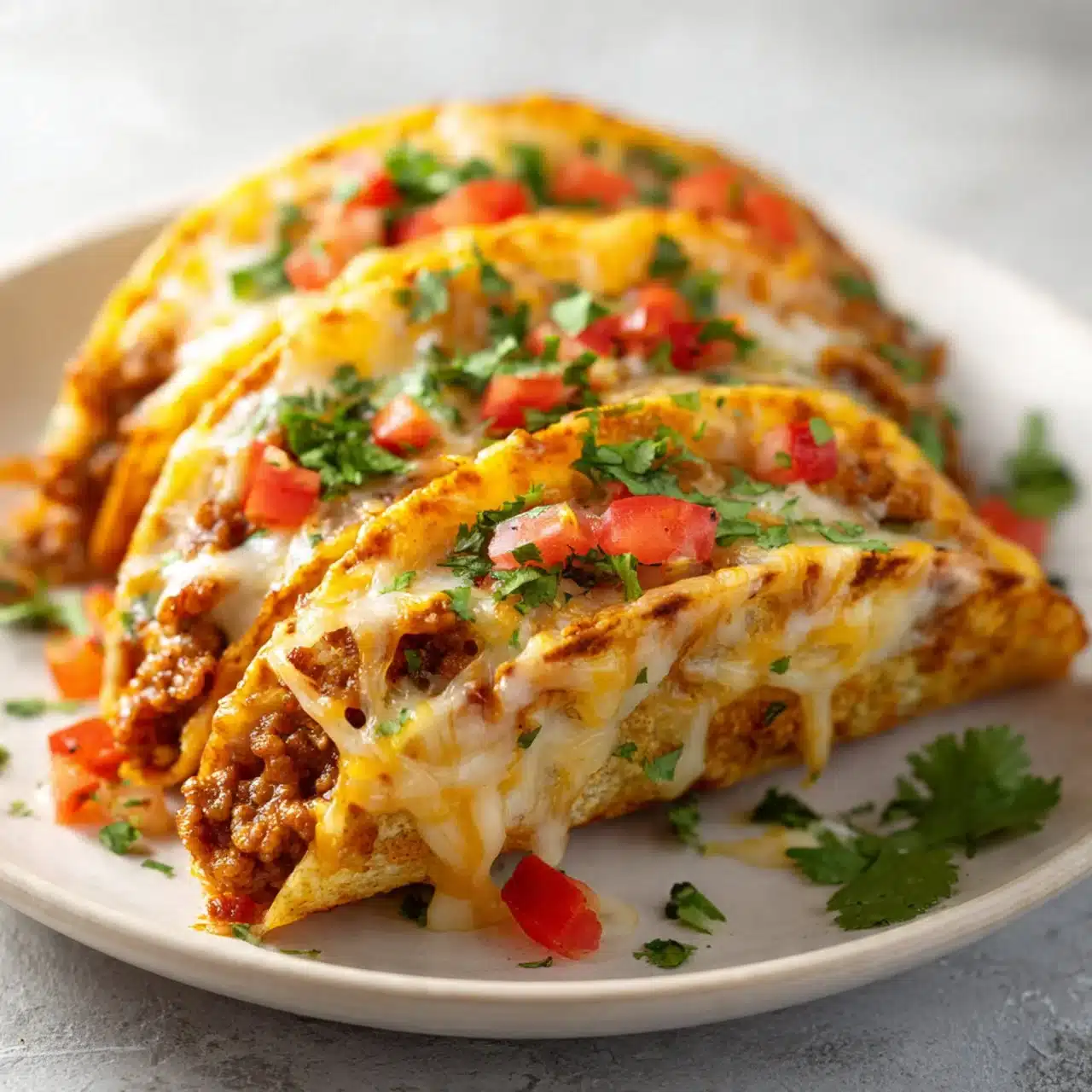 Oven-Baked Cheesy Tacos 2 Oven-Baked Cheesy Tacos