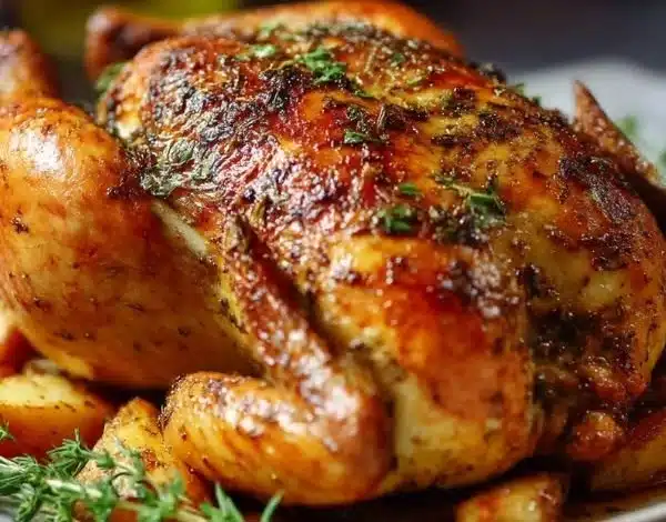 Oven Roasted Whole Chicken 1 Oven Roasted Whole Chicken