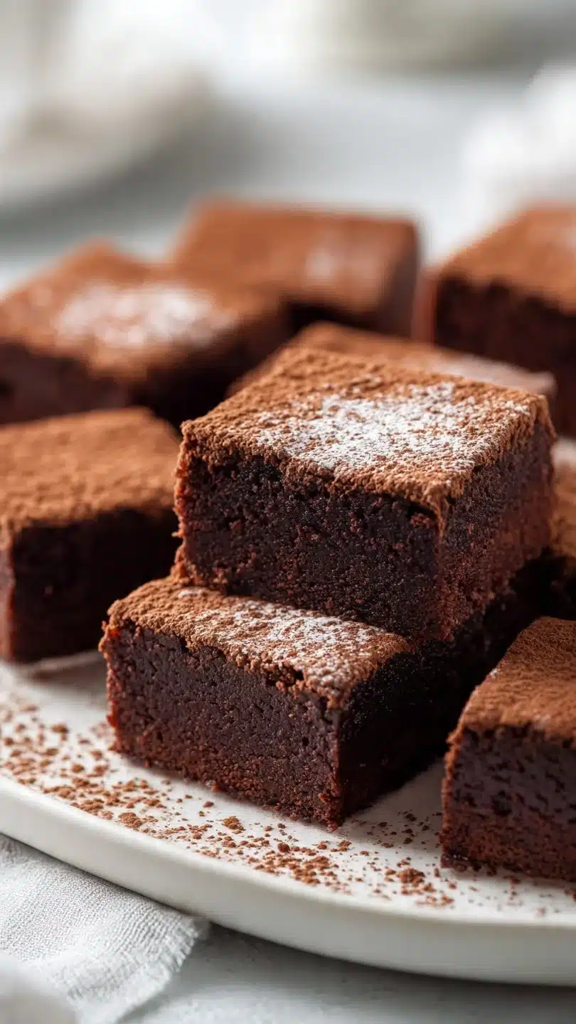 Protein Cottage Cheese Flourless Brownies - Fudgy Bliss! 1 Protein Cottage Cheese Flourless Brownies - Fudgy Bliss!
