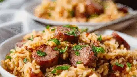 Sausage and Rice Skillet 2 Sausage and Rice Skillet