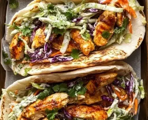 Sheet Pan Chicken Pitas