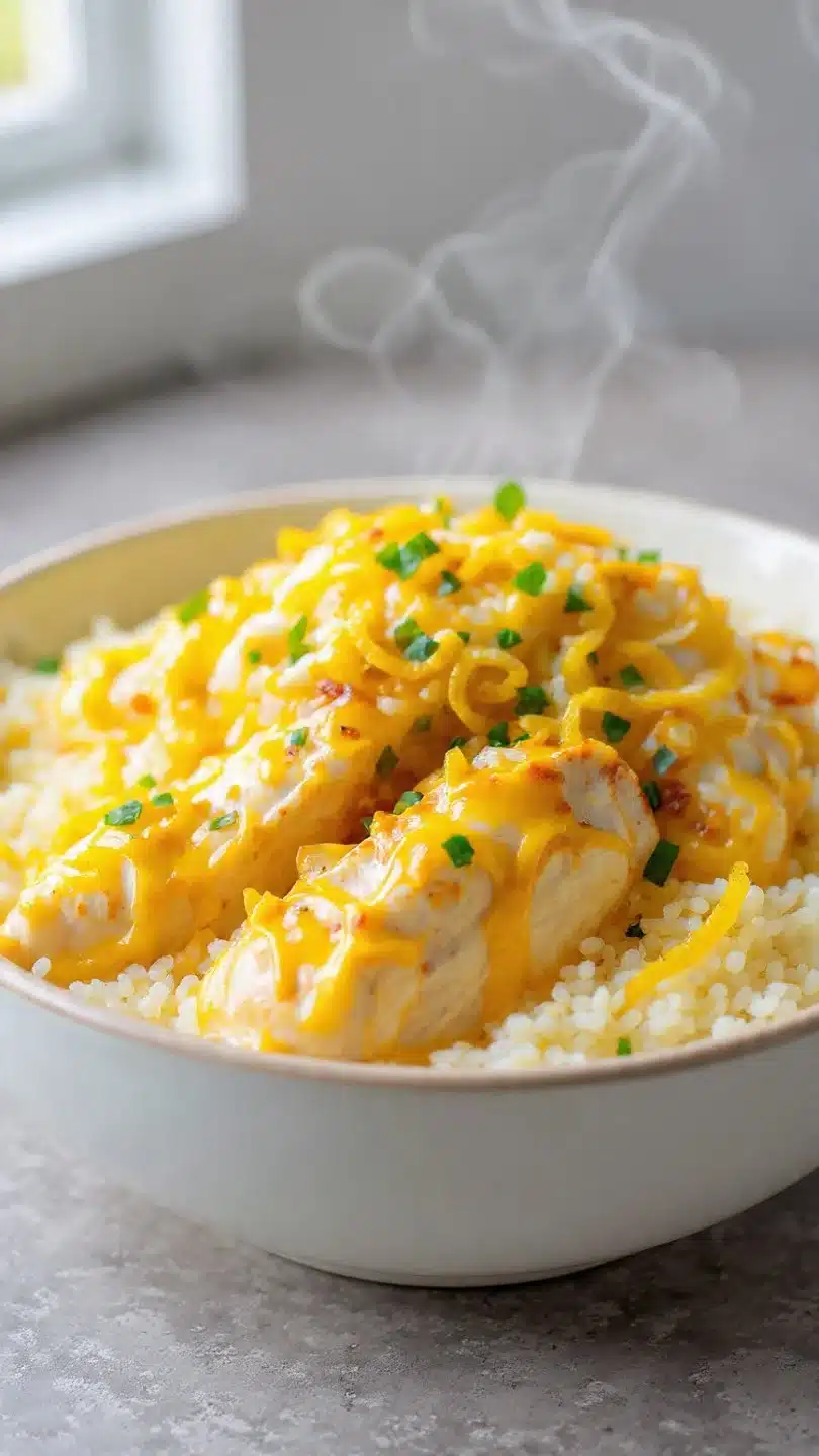 Slow Cooker Lemon Herb Chicken and Rice Recipe