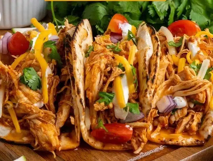 Slow Cooker Shredded Chicken Tacos 2 Slow Cooker Shredded Chicken Tacos