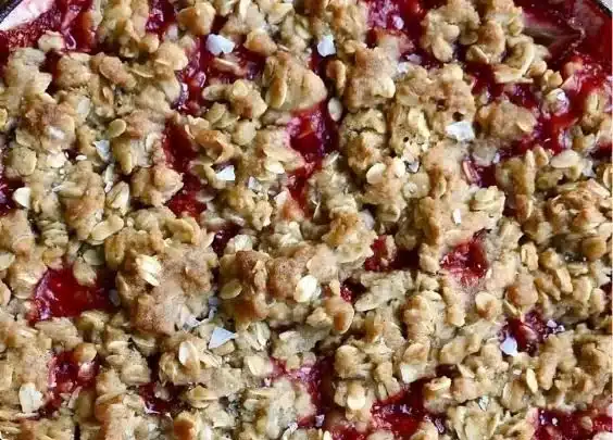 Strawberry Rhubarb Crisp Recipe